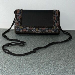 Vintage Wahlborg pocketbook Crossbody clutch beaded purse
